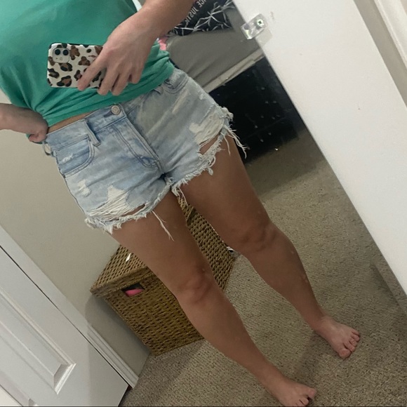 American eagle high waist shorts Sz 6 - Picture 11 of 12
